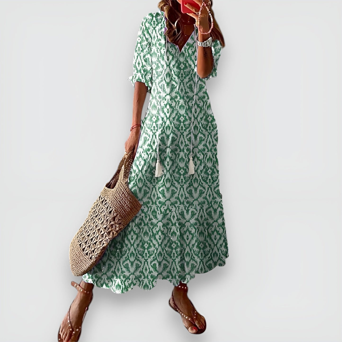 Diana | Boho Wrap-Style Dress