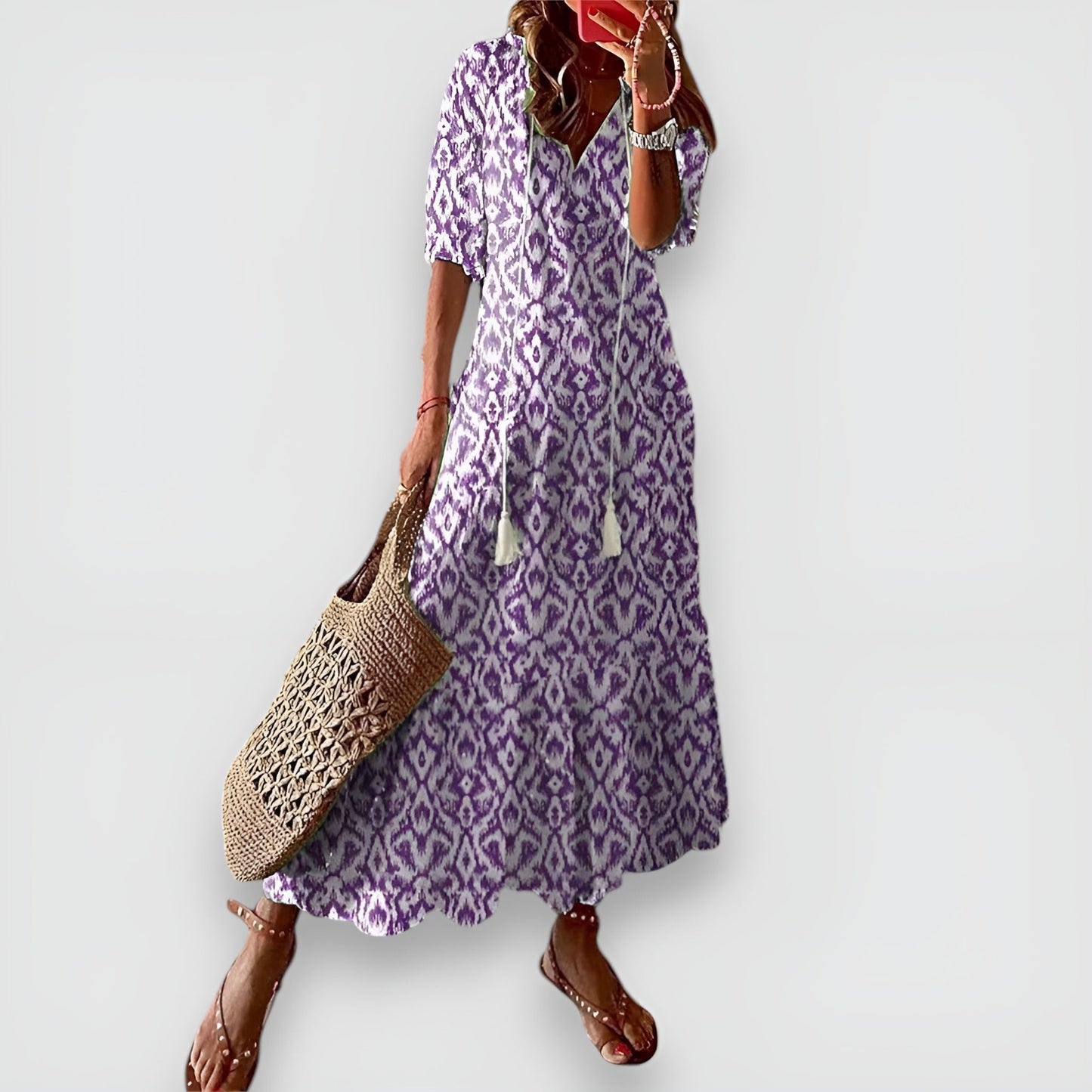 Diana | Boho Wrap-Style Dress