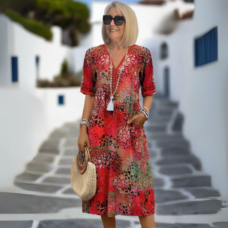 Florencia | Vibrant Midi Dress