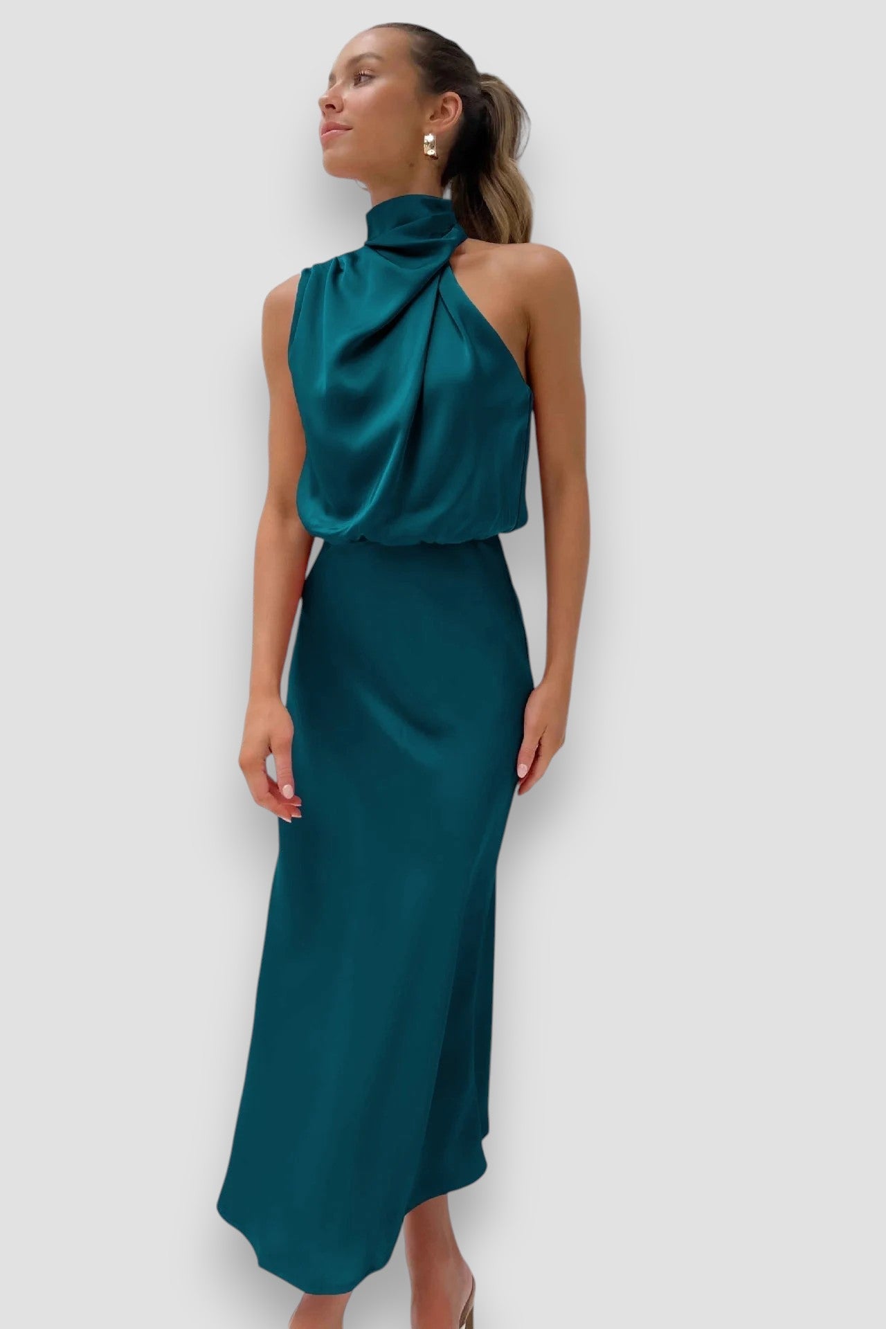 Carlina | Neutral-Toned Day Dress