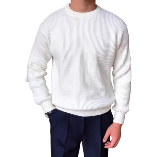 Premium Textured Shoulder Knit Jumper