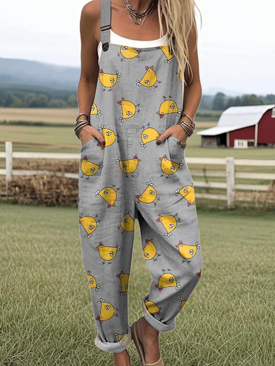 Vintage Wide Leg Jumpsuit - Effortless Style & Comfort