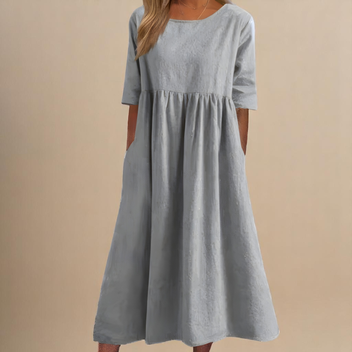 Alora | Breezy Cotton Dress for Effortless Comfort