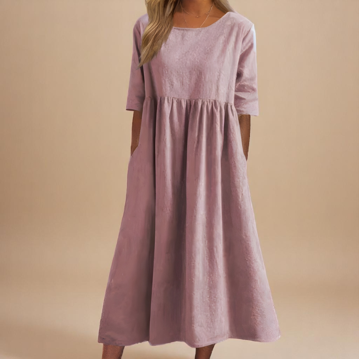 Alora | Breezy Cotton Dress for Effortless Comfort