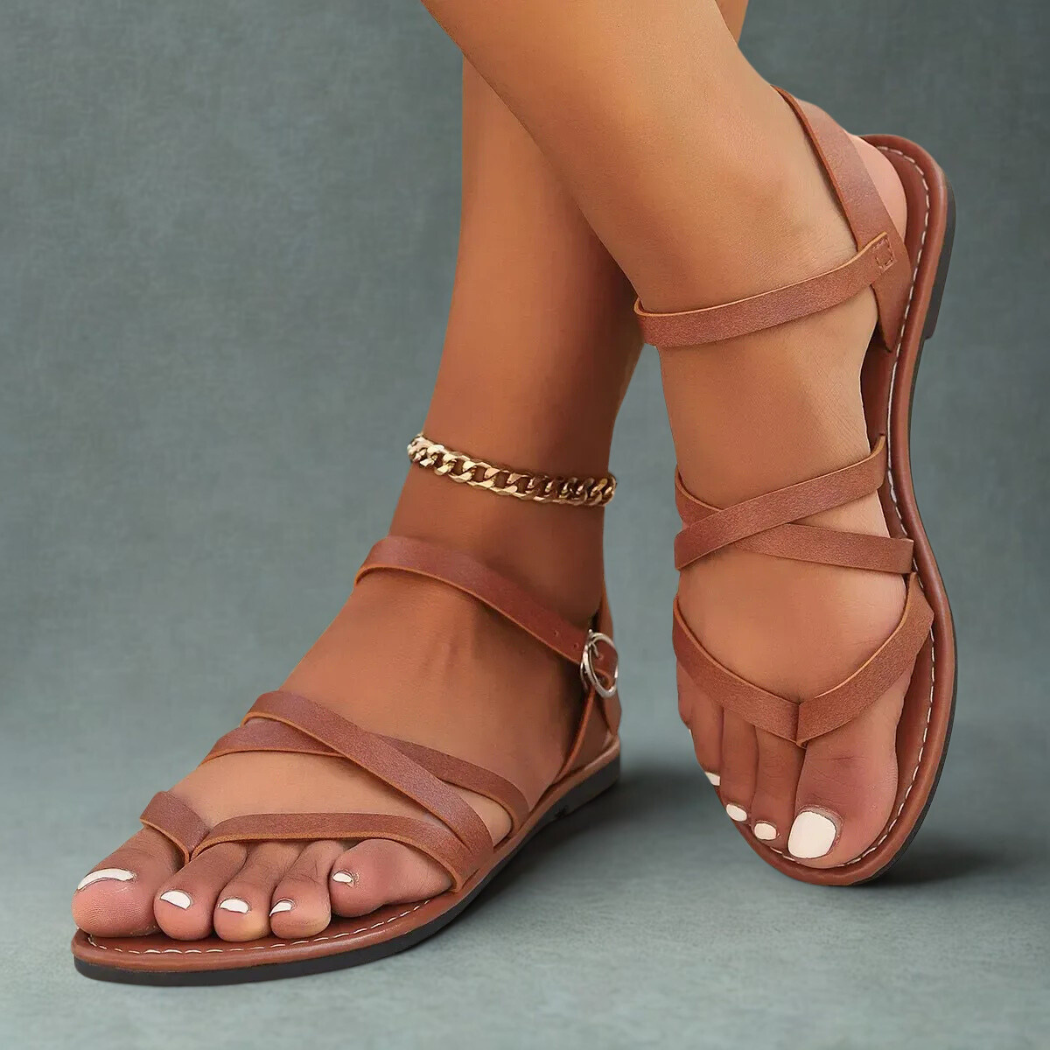 SIBYL | STRAPPY BUCKLE SANDALS