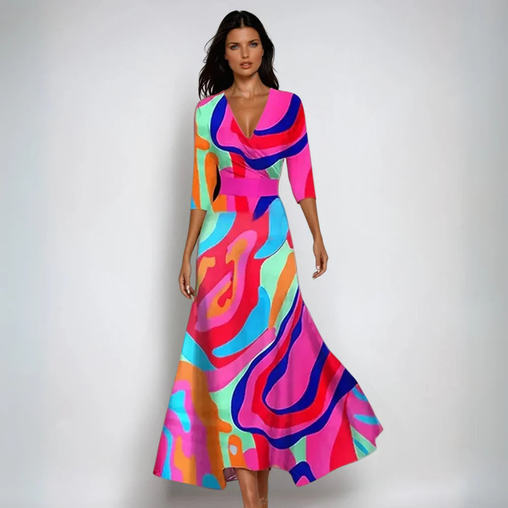 Evelina | Confident Elegance Sleeved Dress