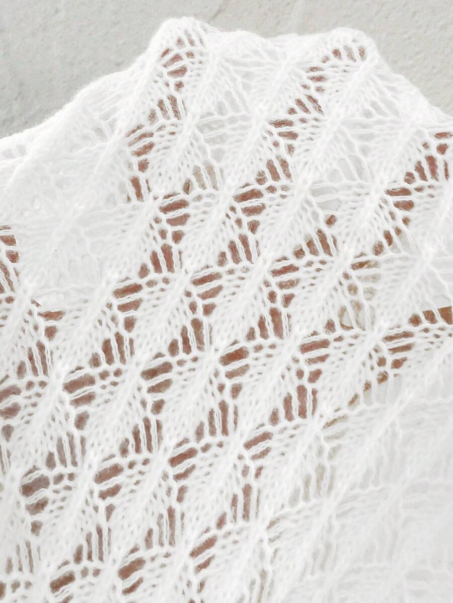 Averra - Open-Front Sculpted Knit Cardigan