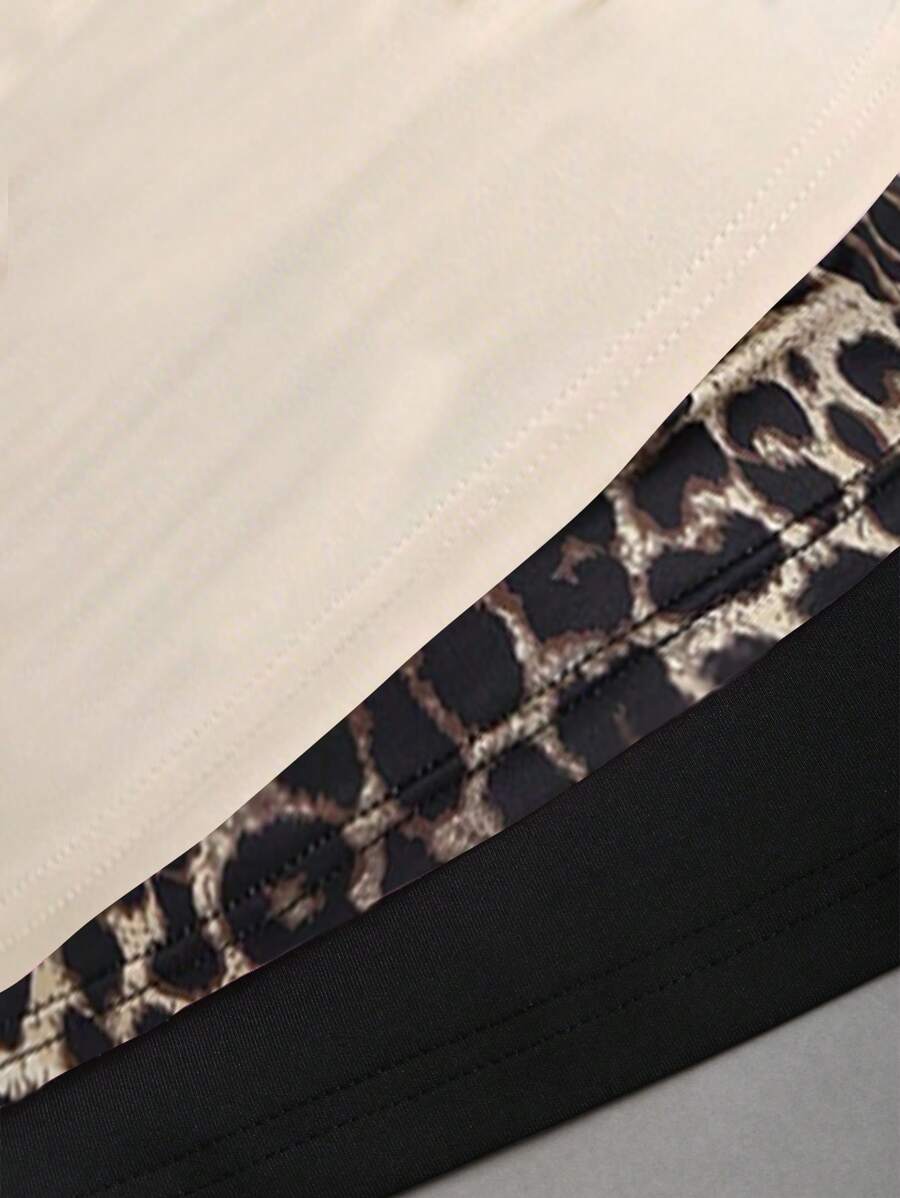 Sweetra Women's Casual Versatile Tank Top, Summer Graphic Cheetah Print Tees Women Tops