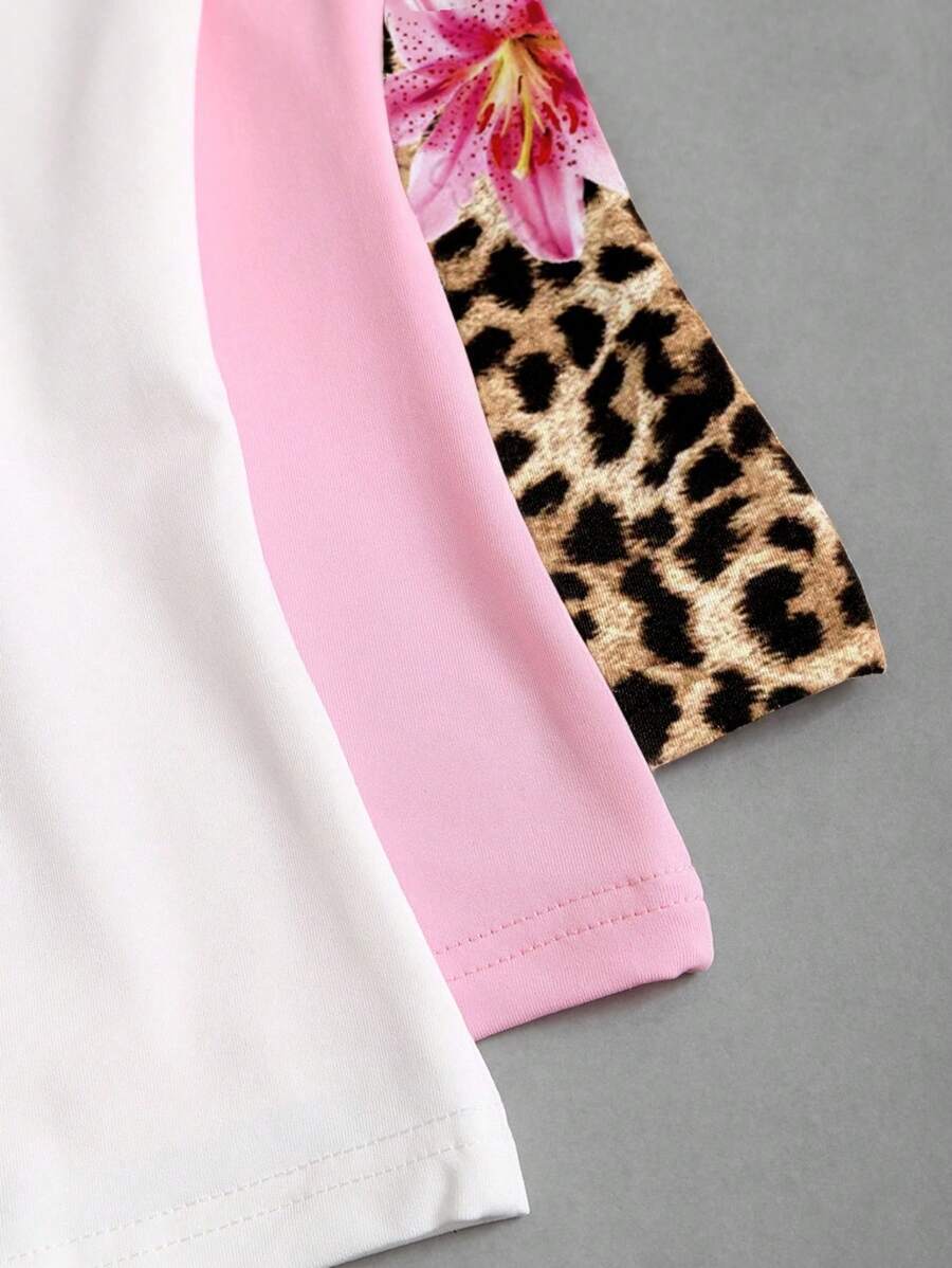 Sweetra Women's Casual Versatile Tank Top, Summer Graphic Cheetah Print Tees Women Tops