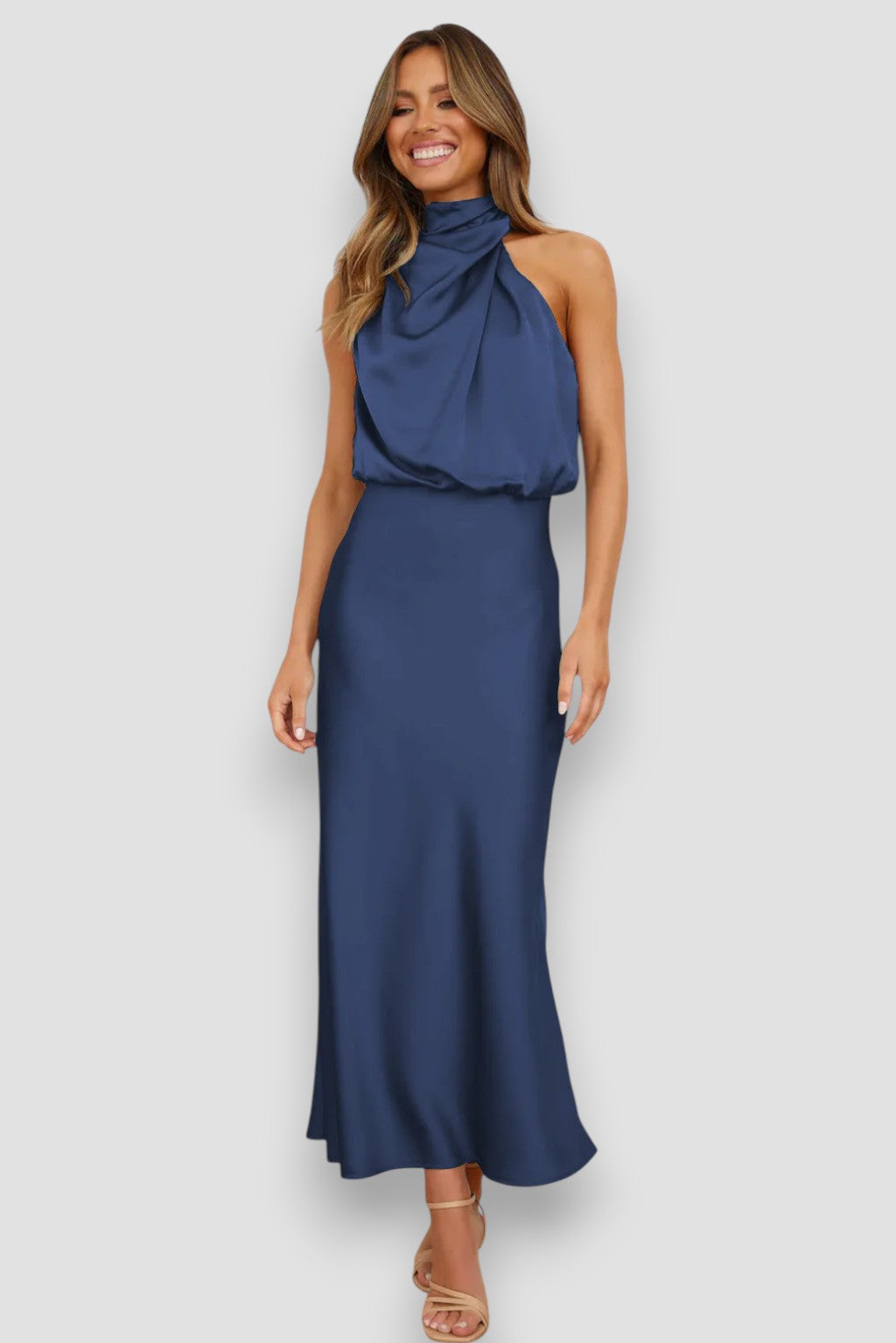 Carlina | Neutral-Toned Day Dress