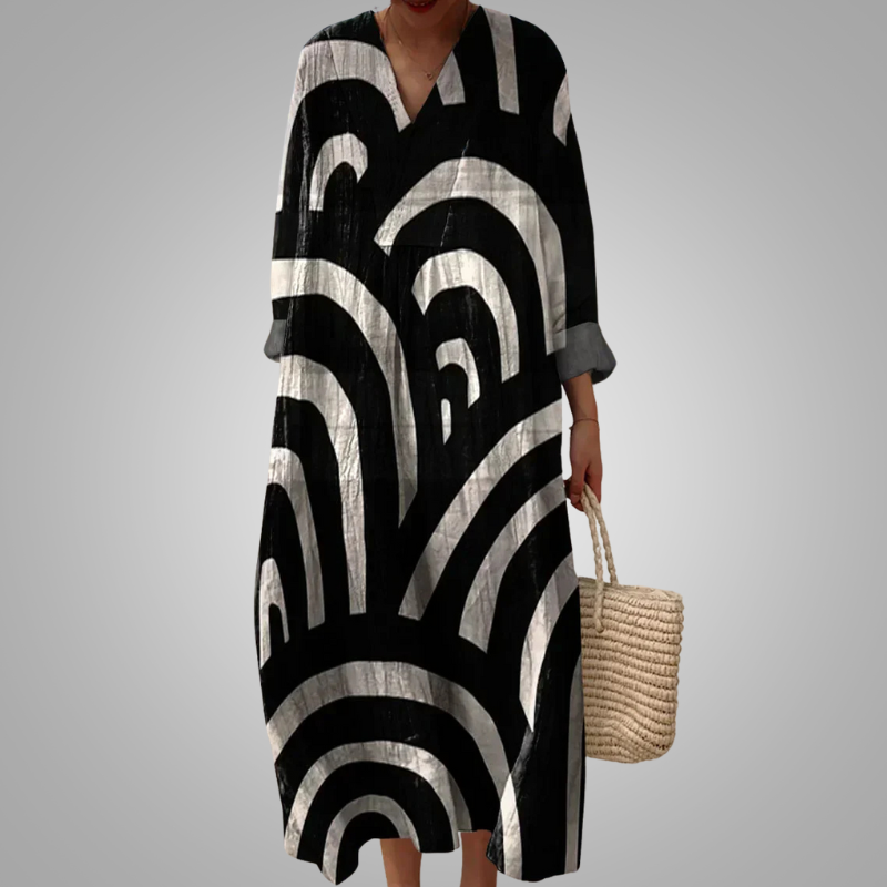 Canvas Boho™ | Art-Inspired Cotton Summer Dress