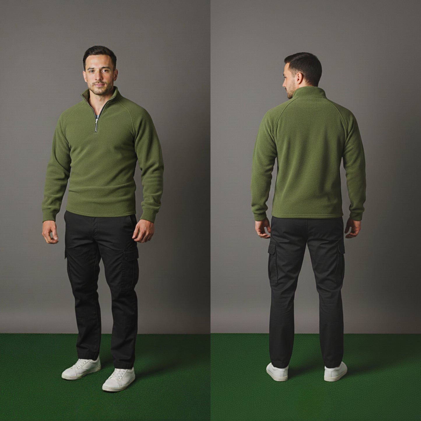Callaway Cotton Half Zip Jumper