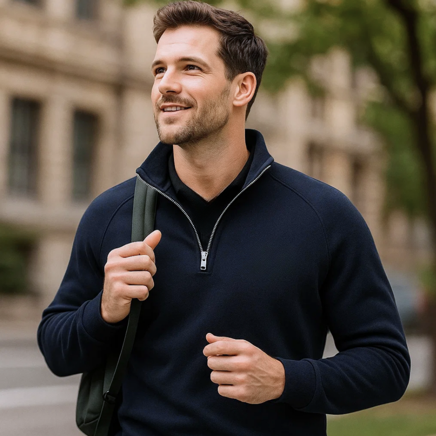Callaway Cotton Half Zip Jumper