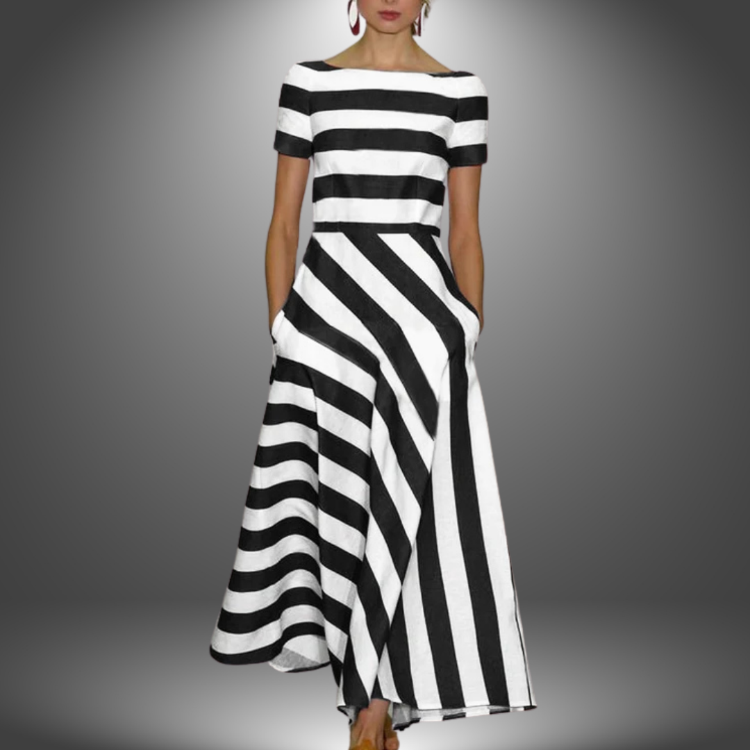 Celeste | Effortless Handcrafted Striped Dress