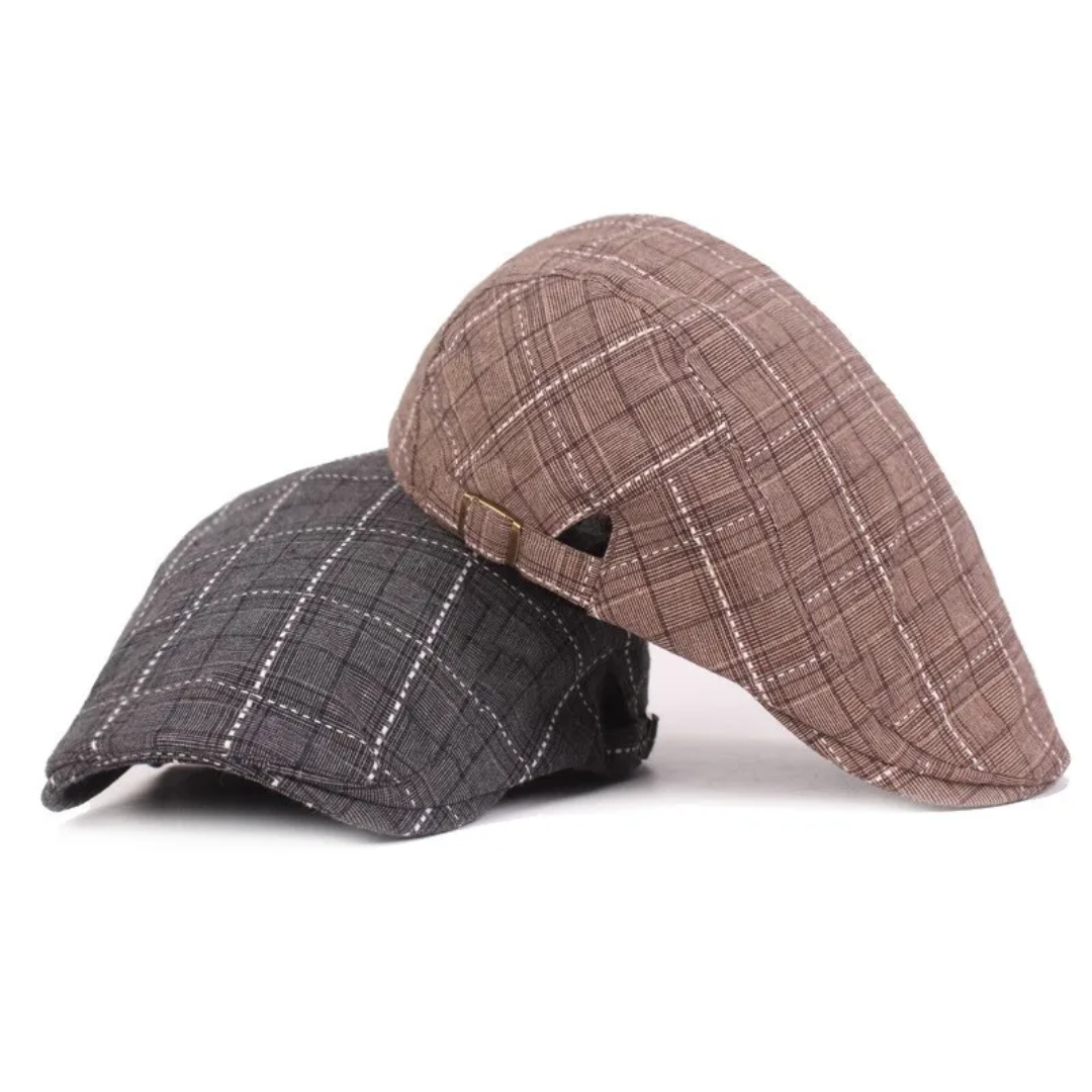 Lewis - Vintage Adjustable Flat Cap (1+1 FREE)