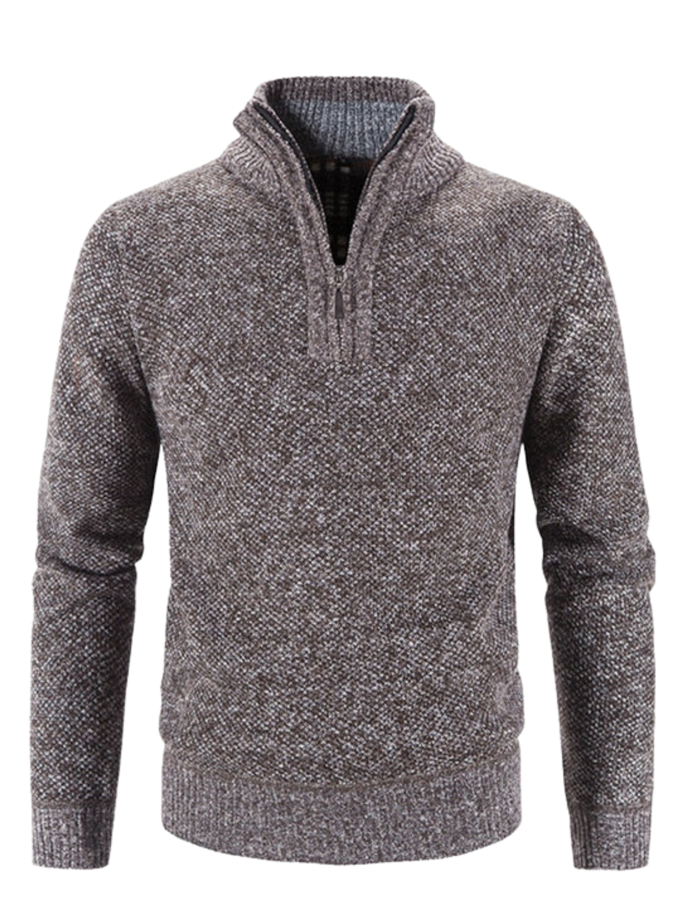 Elton Casual Style Half-Zip Sweater