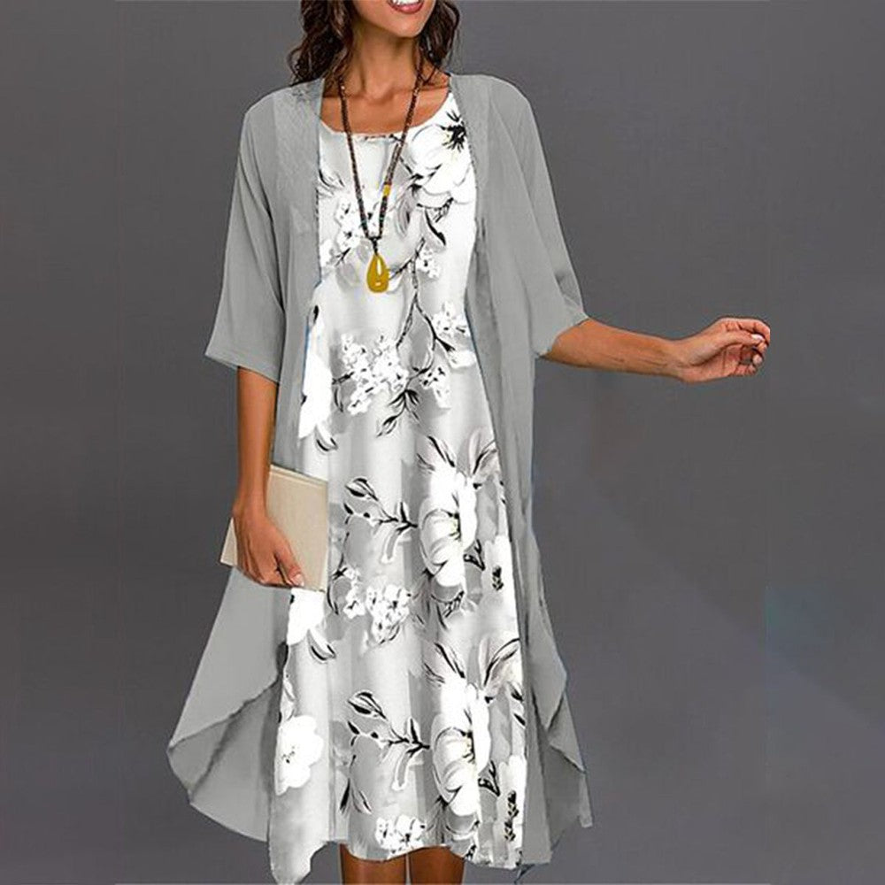 Viane | Elegant Printed Dress