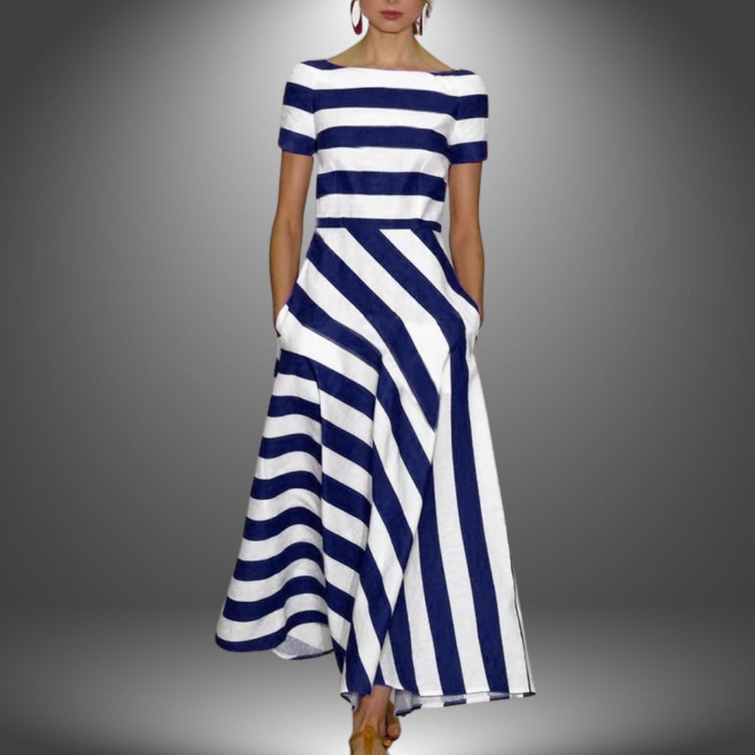 Celeste | Effortless Handcrafted Striped Dress