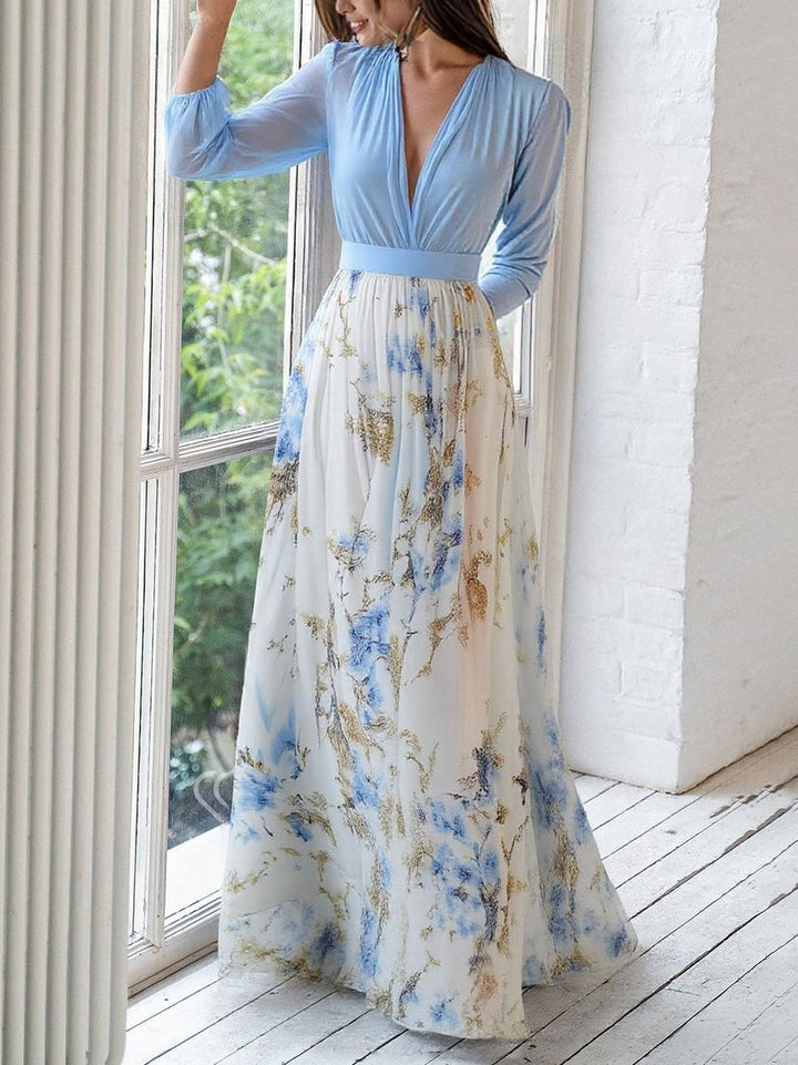 Tess | Elegant Floral Long Dress