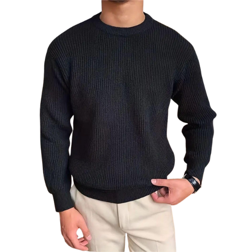 Premium Textured Shoulder Knit Jumper