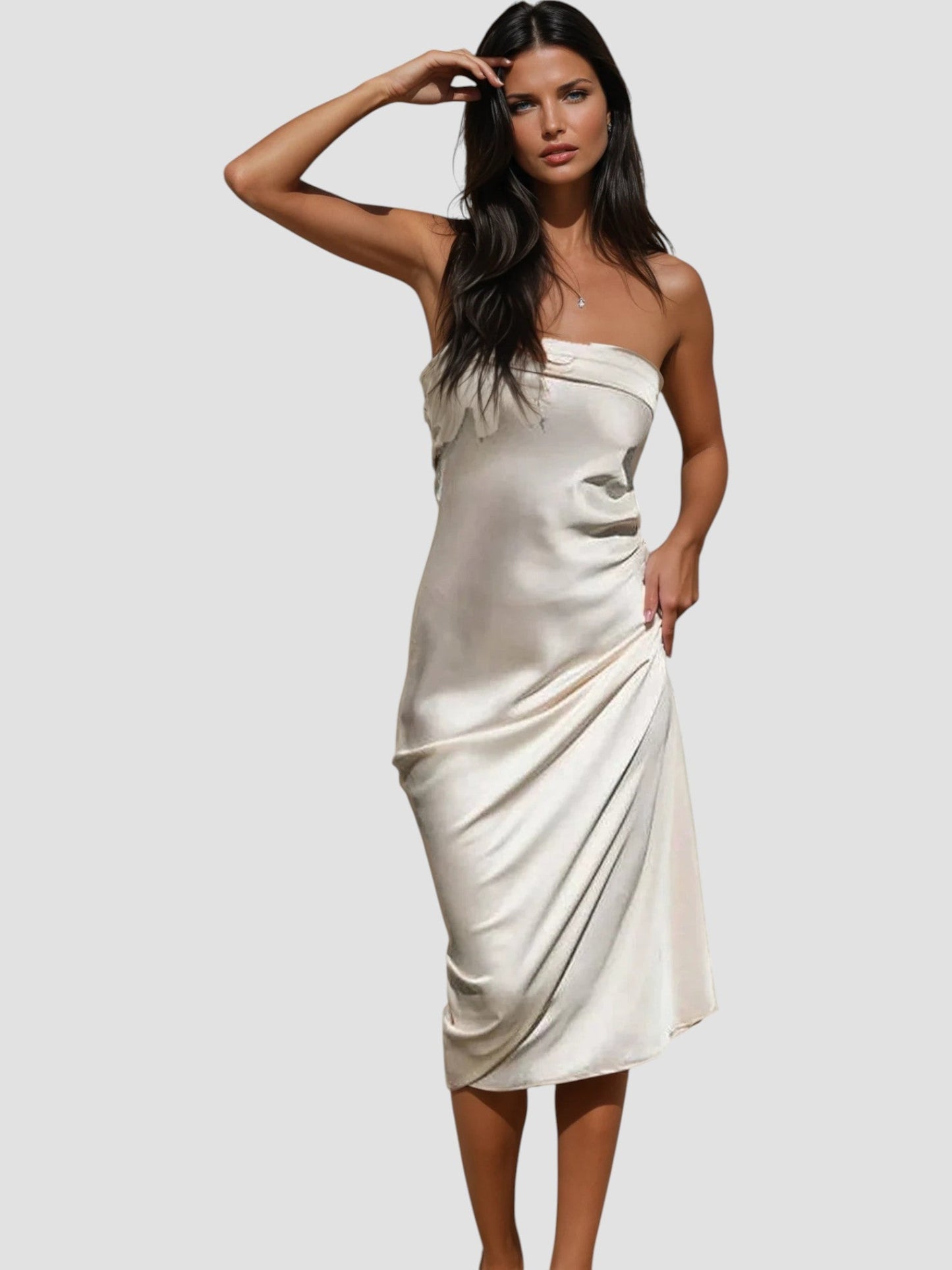 Berta | Soft Coral Grace Dress