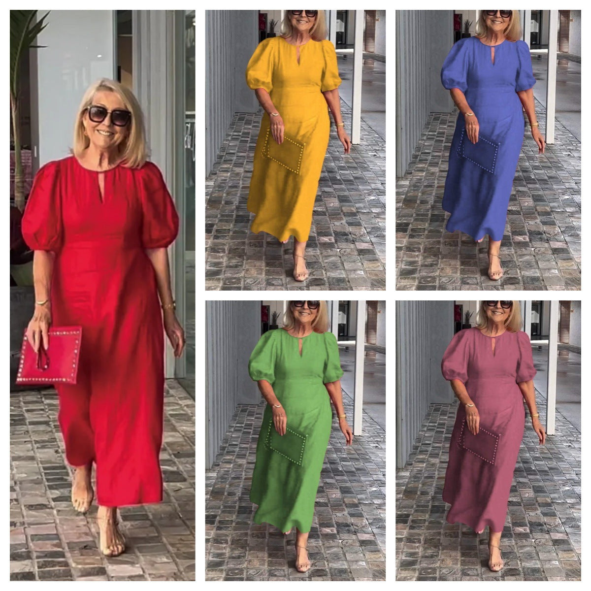 Aime - Elegant Essence Midi Dress