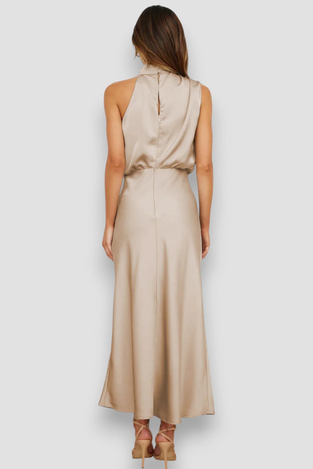 Carlina | Neutral-Toned Day Dress