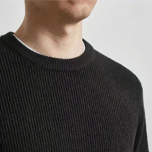 Premium Textured Shoulder Knit Jumper