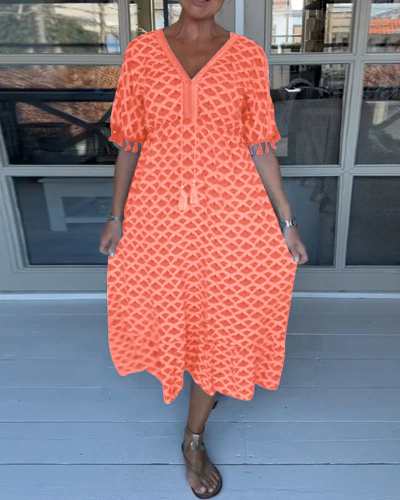Jelly | Embellished V-Neck Dress