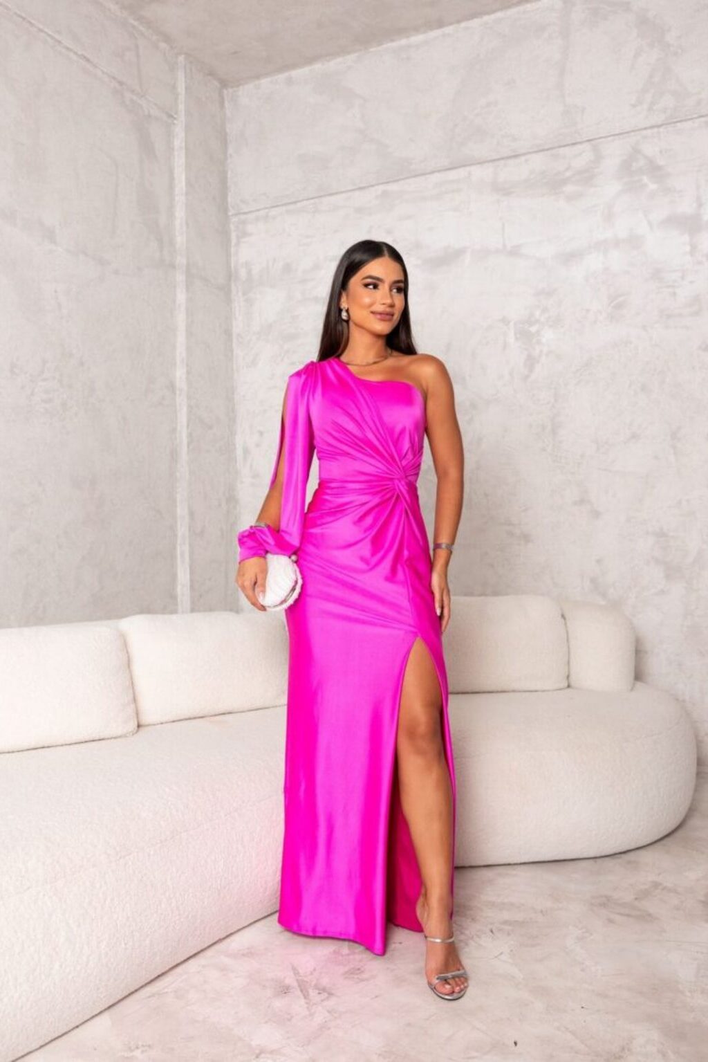 Natasha - Elegant Evening Dress With One Shoulder For Women