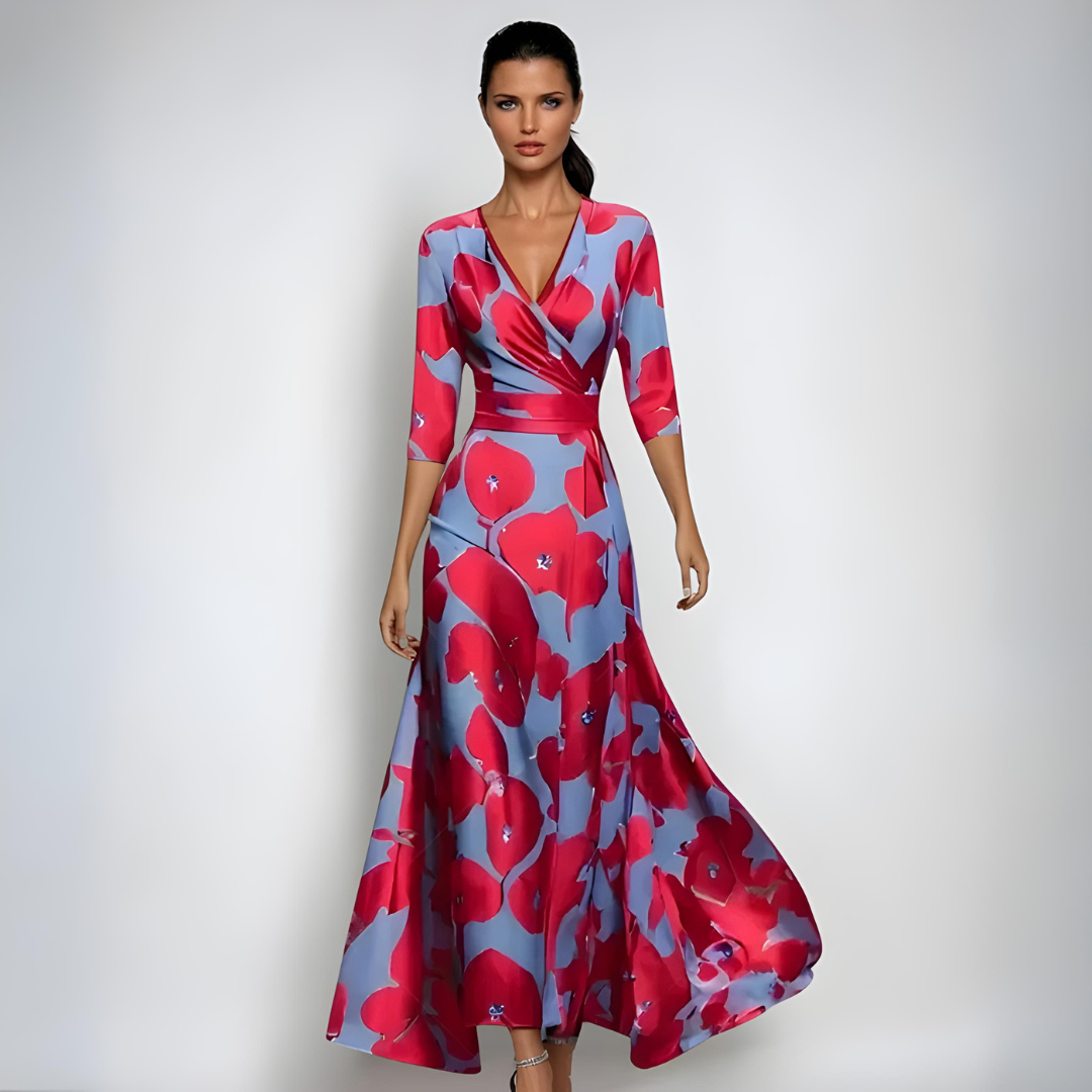 Evelina | Confident Elegance Sleeved Dress