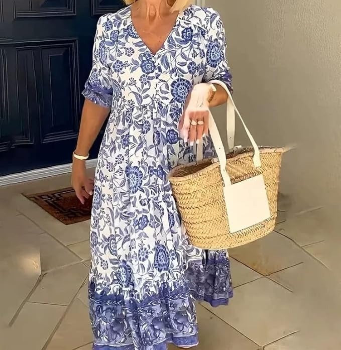 Palma | Elegant Floral Dress
