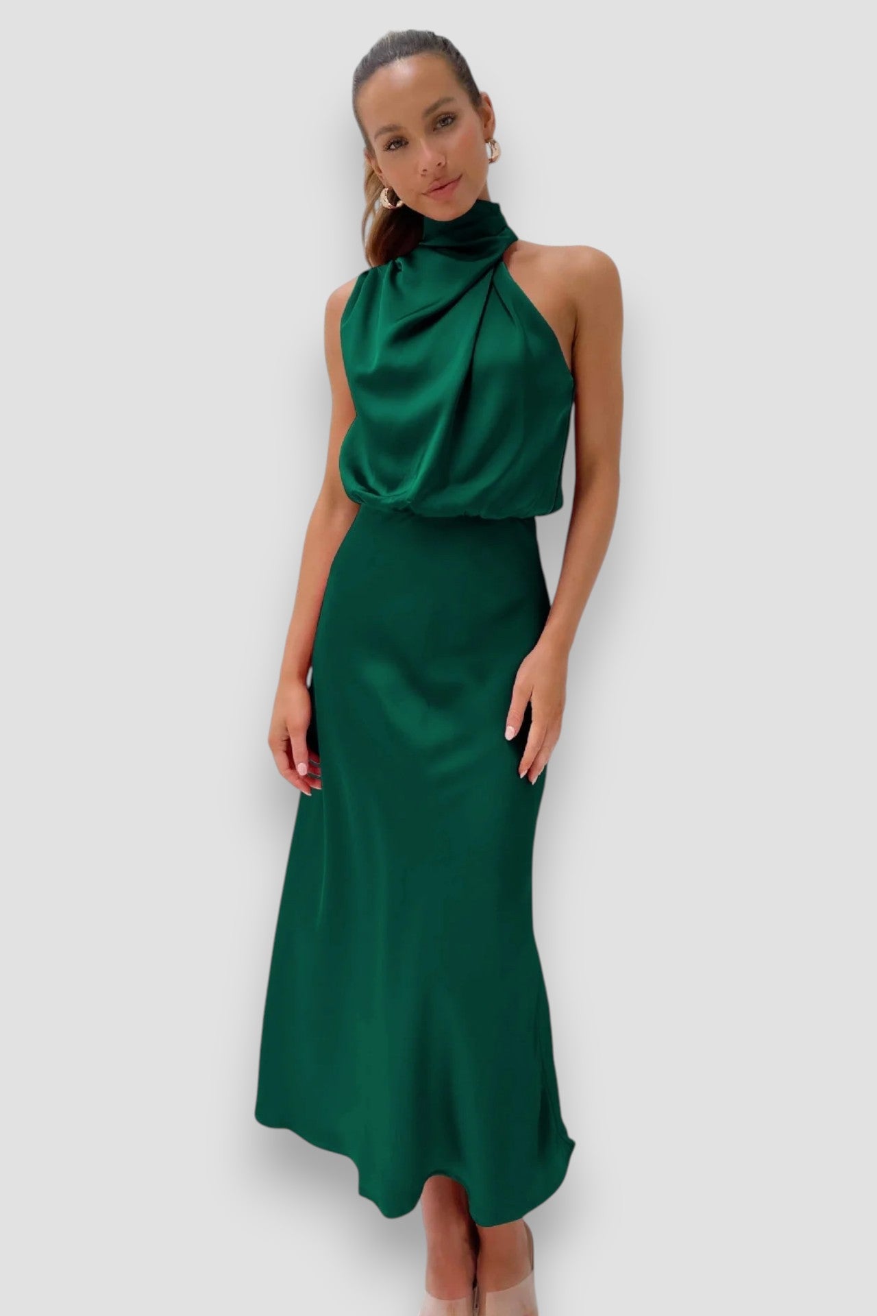 Carlina | Neutral-Toned Day Dress