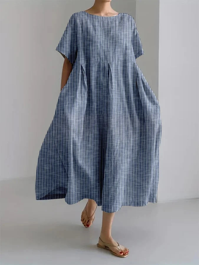 Blanca | Casual Long Dress with Retro Style