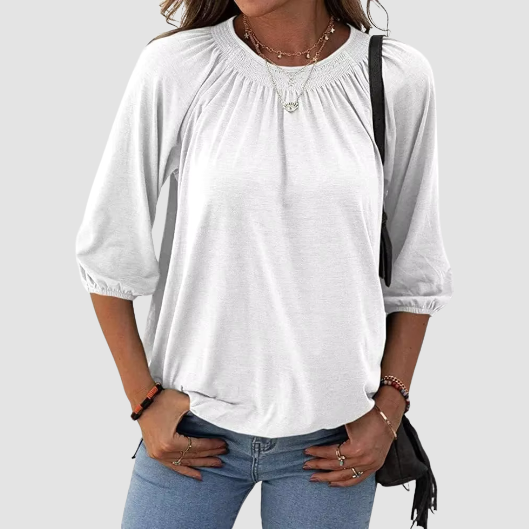 Elara | Loose Fit Women's Half Sleeve Top