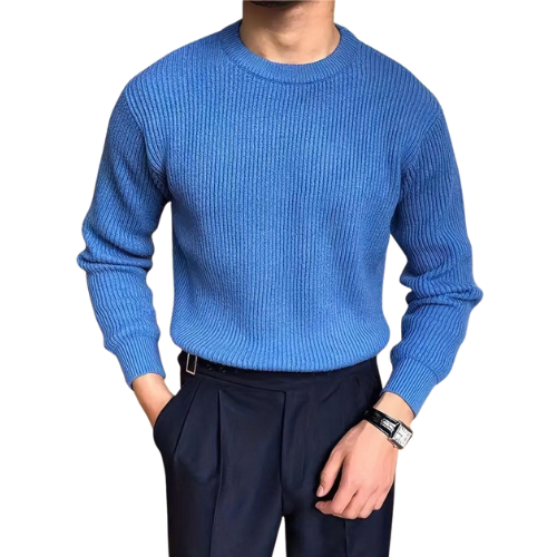 Premium Textured Shoulder Knit Jumper