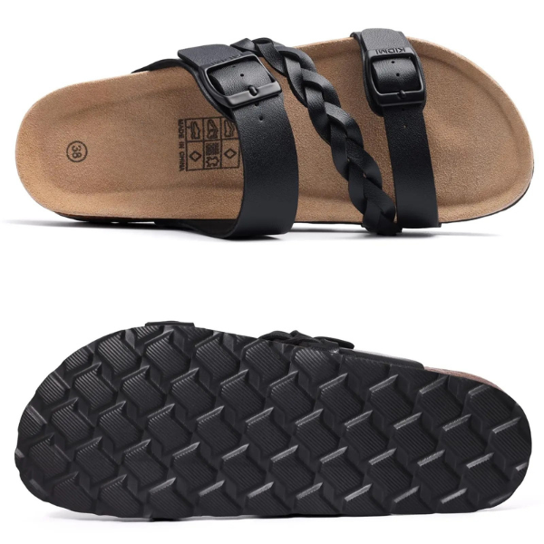 ARLETTE | BRAIDED CORK SANDAL