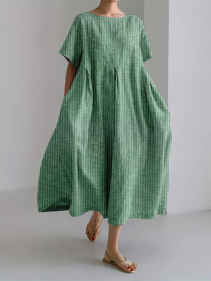 Blanca | Casual Long Dress with Retro Style