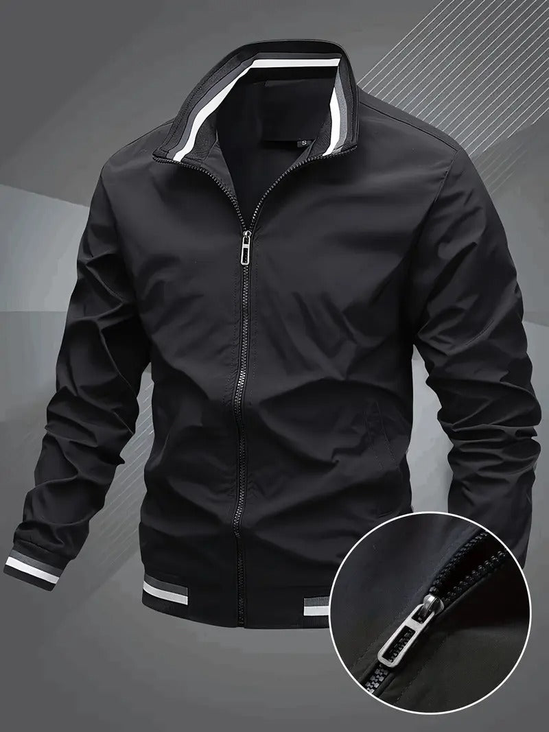 Urban Edge Luxury Windbreaker Jacket