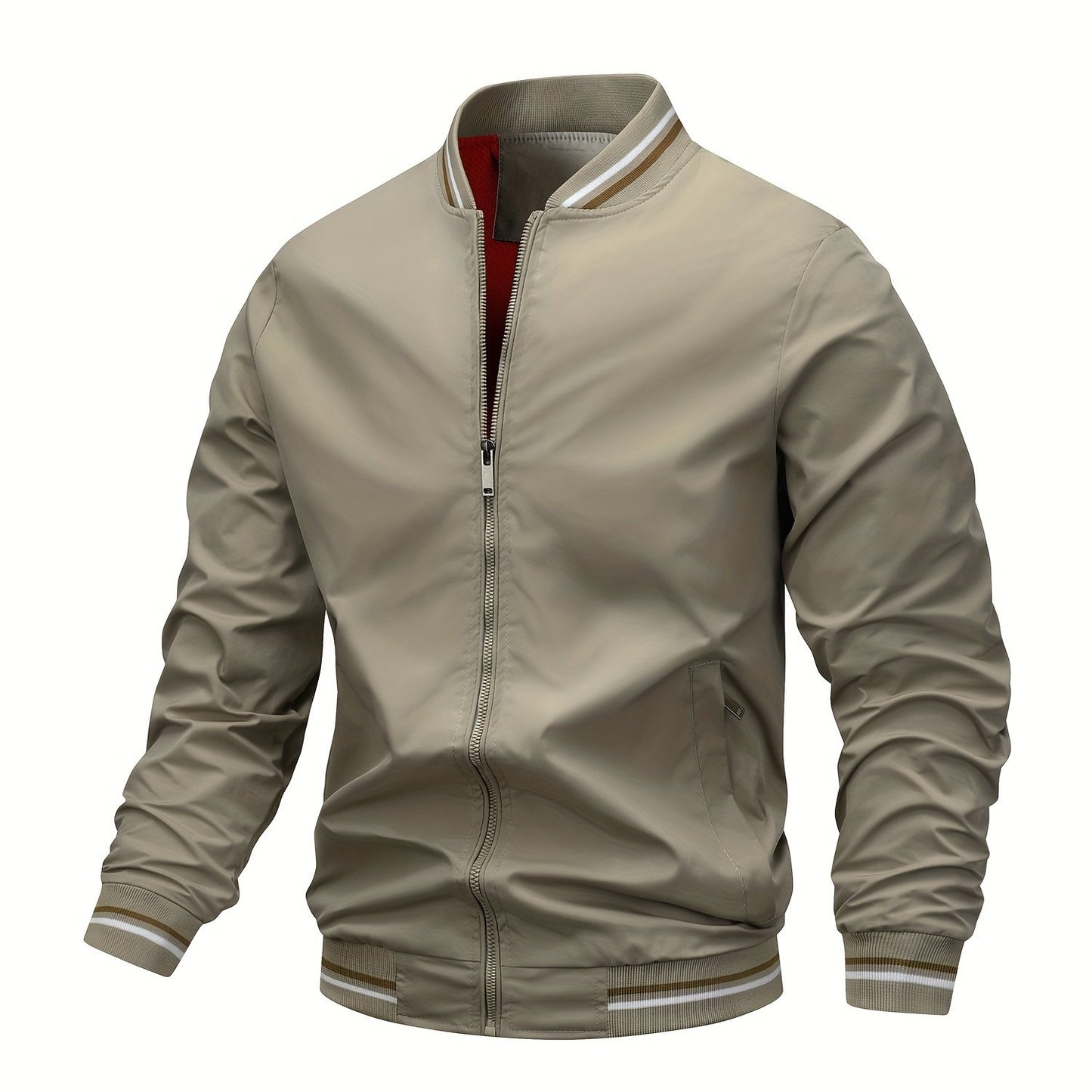 The Mayfair Striped Zip Jacket