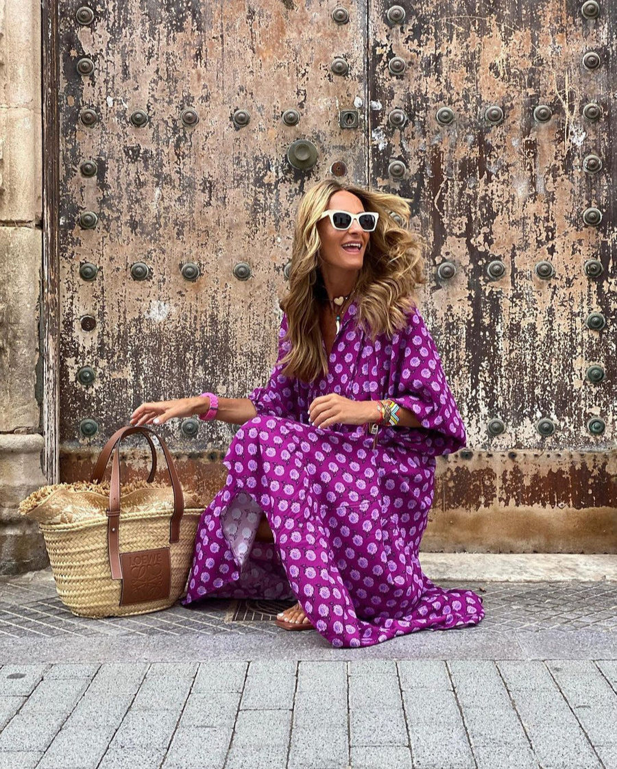 Elin™ | Boheme Cotton Maxi Dress