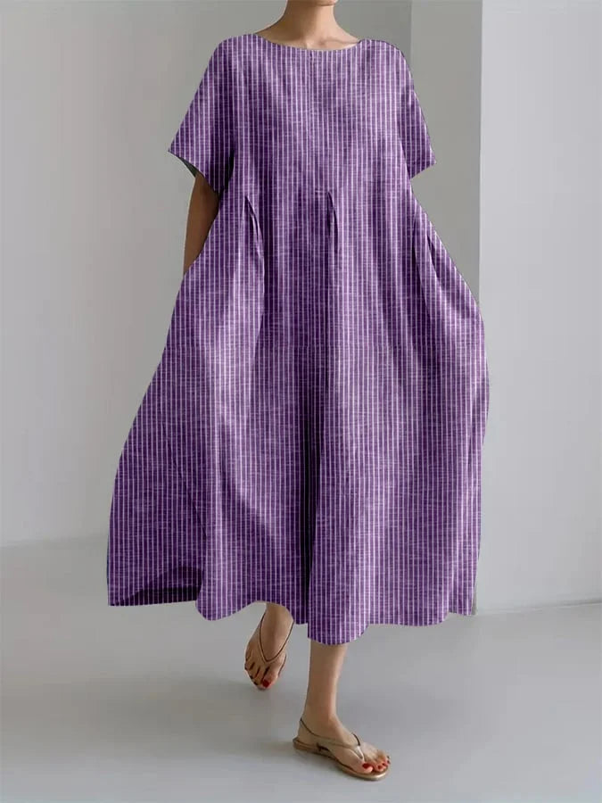 Blanca | Casual Long Dress with Retro Style