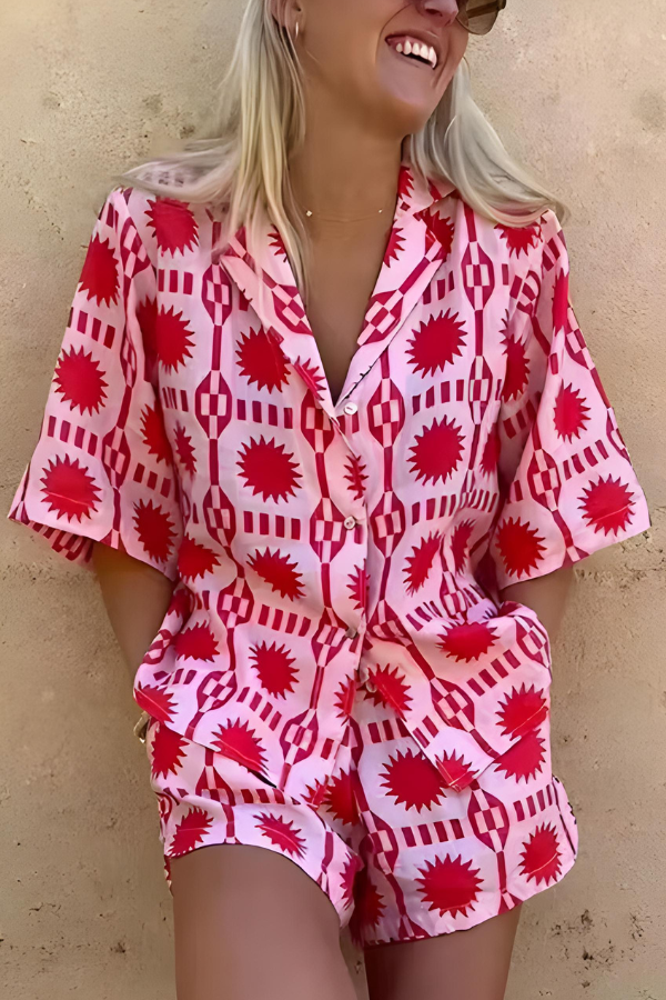 Calypso Women's Set - Lightweight Two-Piece Outfit for Summer Style
