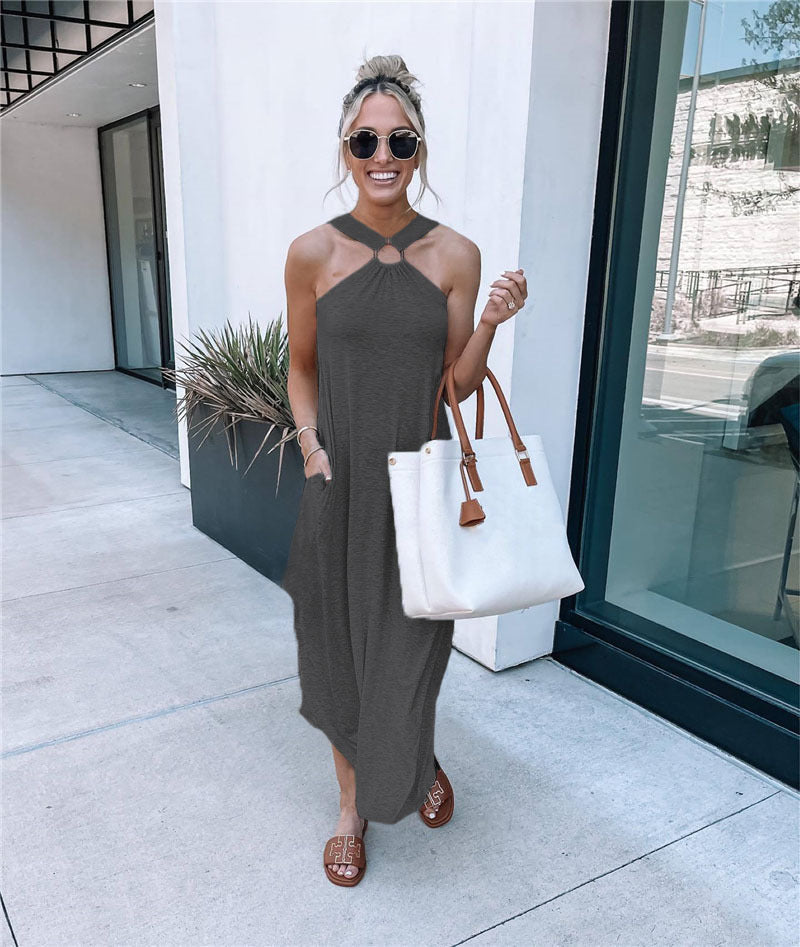 Aloura | Flowy Summer Maxi Dress