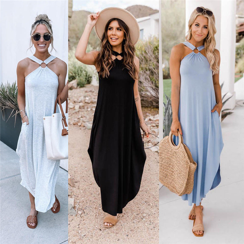 Aloura | Flowy Summer Maxi Dress