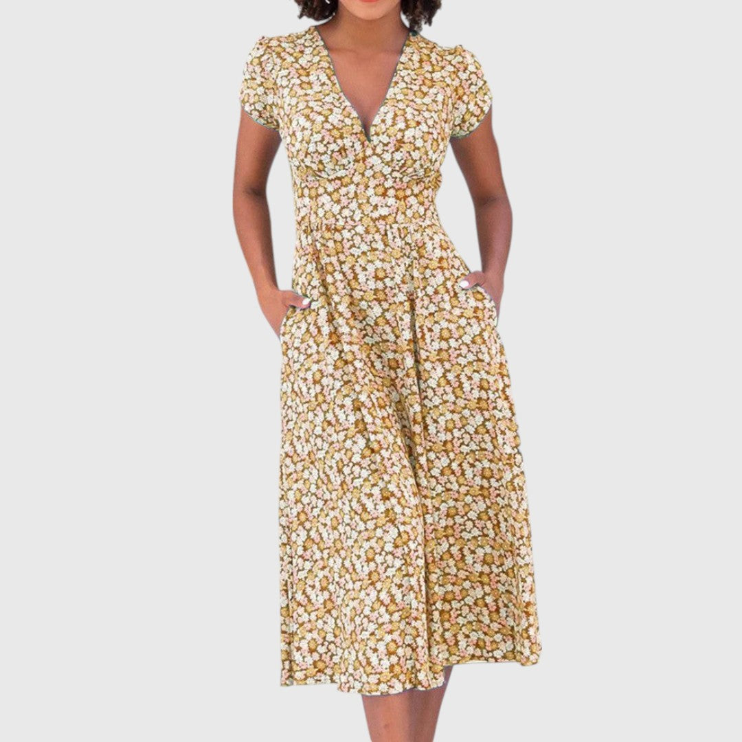 Kim | Flattering, Flowy & Effortless Midi Dress