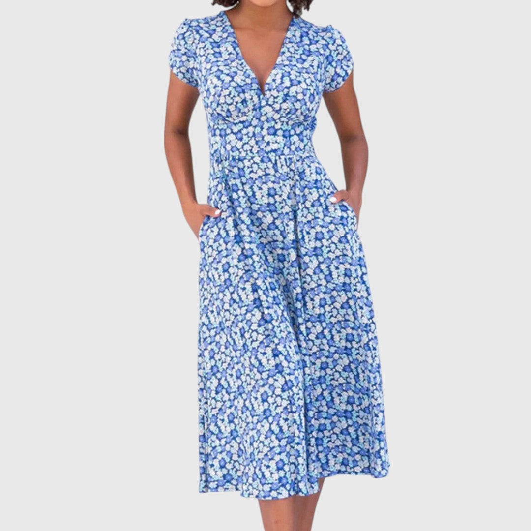 Kim | Flattering, Flowy & Effortless Midi Dress