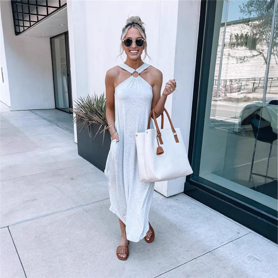 Aloura | Flowy Summer Maxi Dress