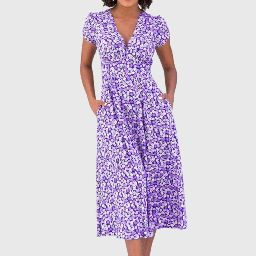 Kim | Flattering, Flowy & Effortless Midi Dress