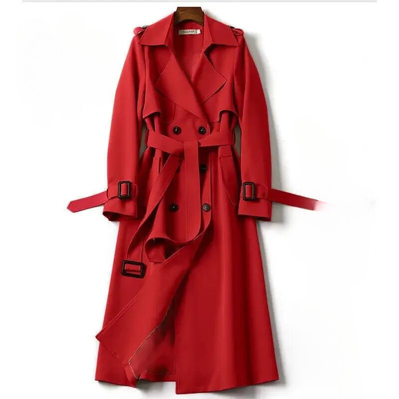 Chloe™ - Classic Belted Trench Coat